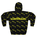 Hoodie — WildWithTheBlairs Black & Neon Lightning All-Over Print Pullover