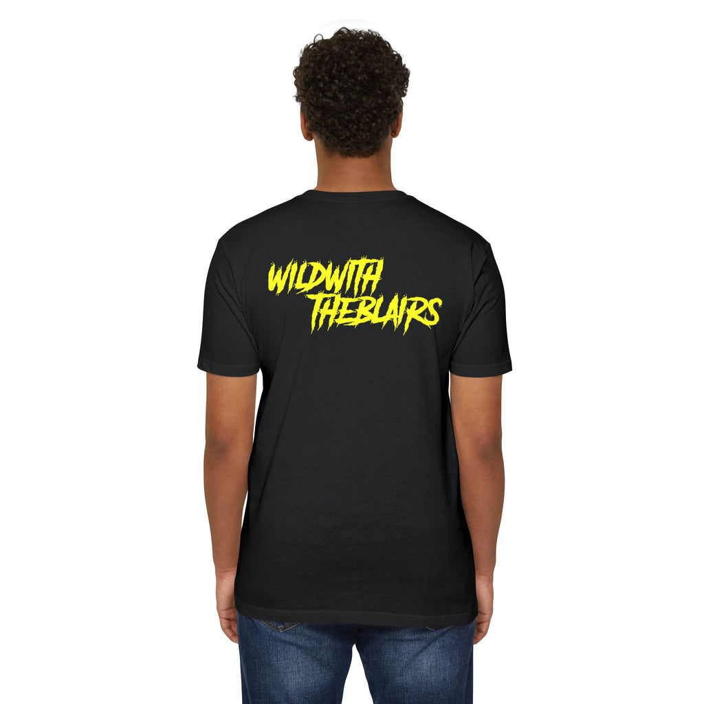 Wild With The Blairs T-Shirt — Yellow Script Logo Tee