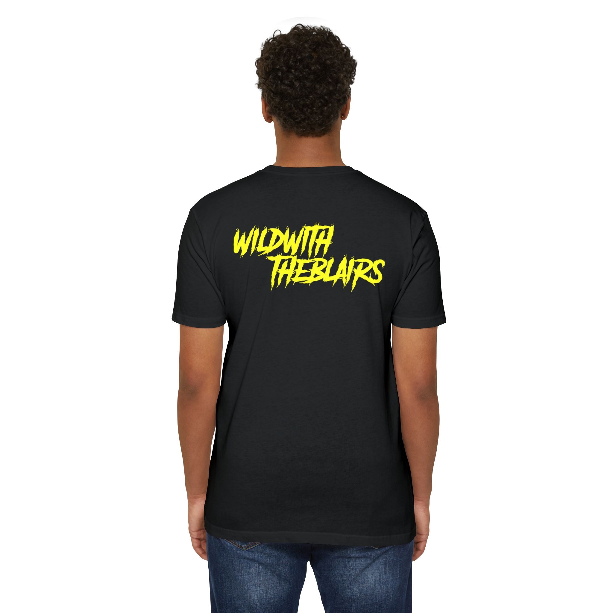 Wild With The Blairs T-Shirt — Yellow Script Logo Tee
