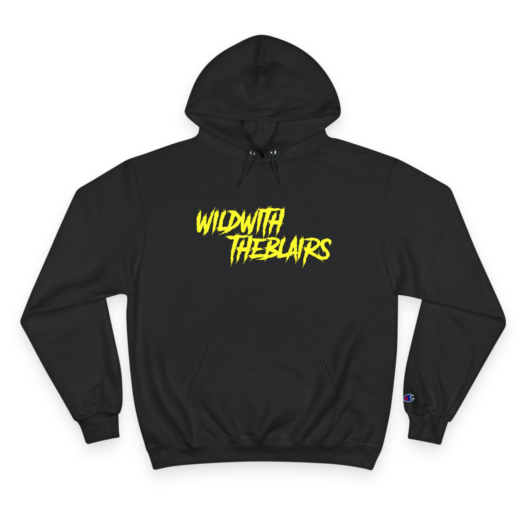 Hoodie - Wild With The Blairs Yellow Logo Champion Hoodie